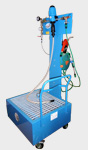 Mischgerät BLUE TWO fahrbar mit Wasserdosiergerät