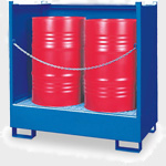 Fass-Box mit Auffangwanne 